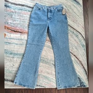 Vintage High Sierra bell bottom flare jeans size 16 with tags